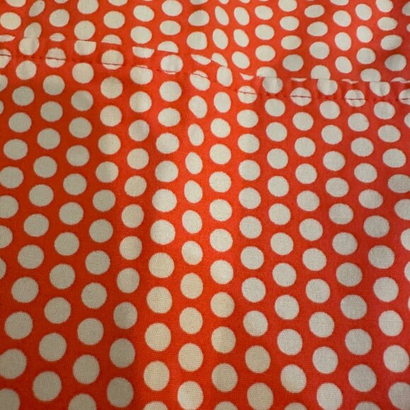 LANE BRYANT WOMENS ORANGE POLKA DOT SKIRT SIZE 26 THE MODERNIST COLLECTION - Picture 2 of 8
